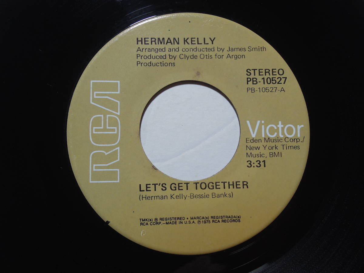 Herman Kelly・Let’s Get Together / There’s Still A Little Love Left　US 7”
