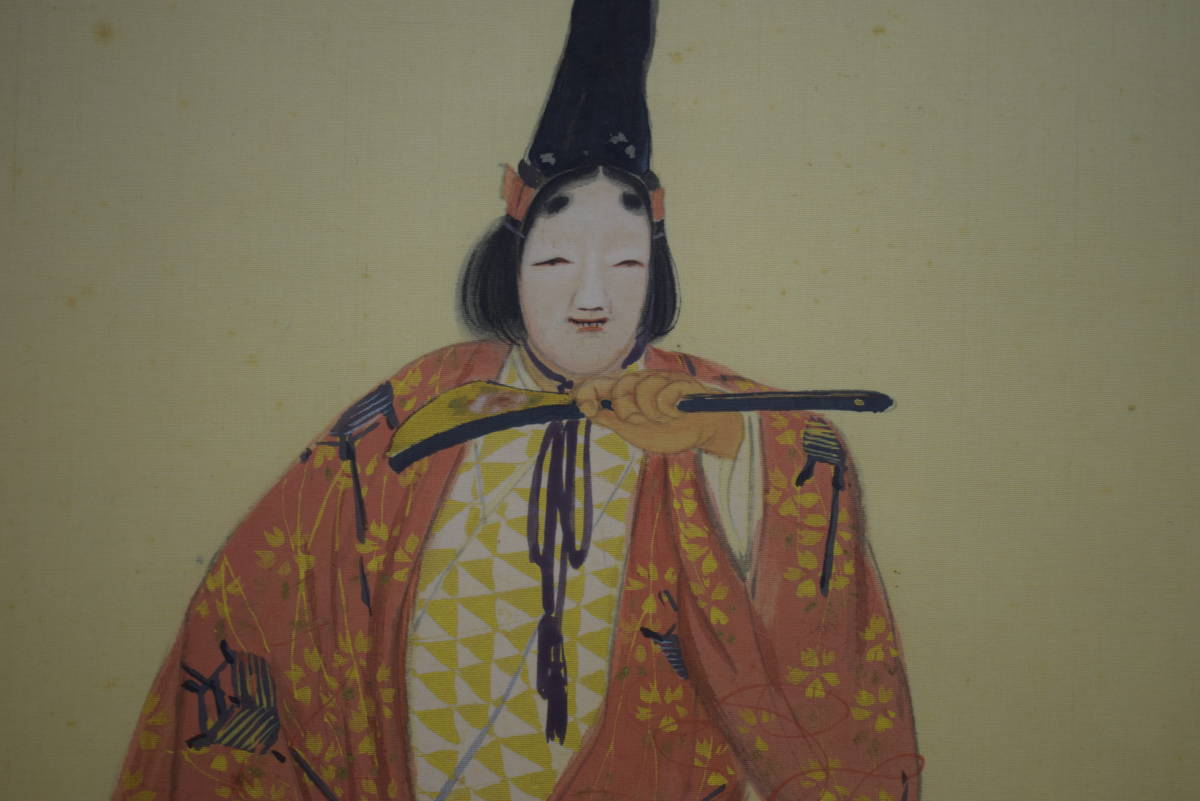 真作】//(画)/海老名長紅/海老名正夫の父/(賛)/竹雪/能舞 真作】//(画)/海老名長紅/海老名正夫の父/(賛)/竹雪/能舞