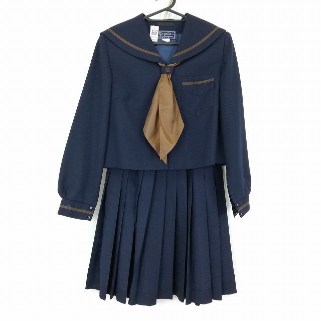 爆買いしたくなる Yahoo!オークション - 1円 セーラー服 スカート スカーフ 上下3 学生服