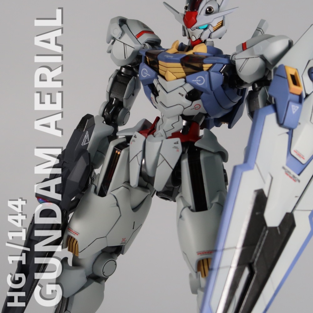 HG1/144 ガンダムエアリアル 塗装済み完成品 水星の魔女