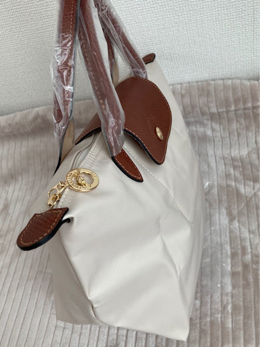 【SALE/65%OFF】 新品 ロンシャン ルプリアージュ オリジナル トップハンドルバッグ Sホワイト superior-quality.ru:443