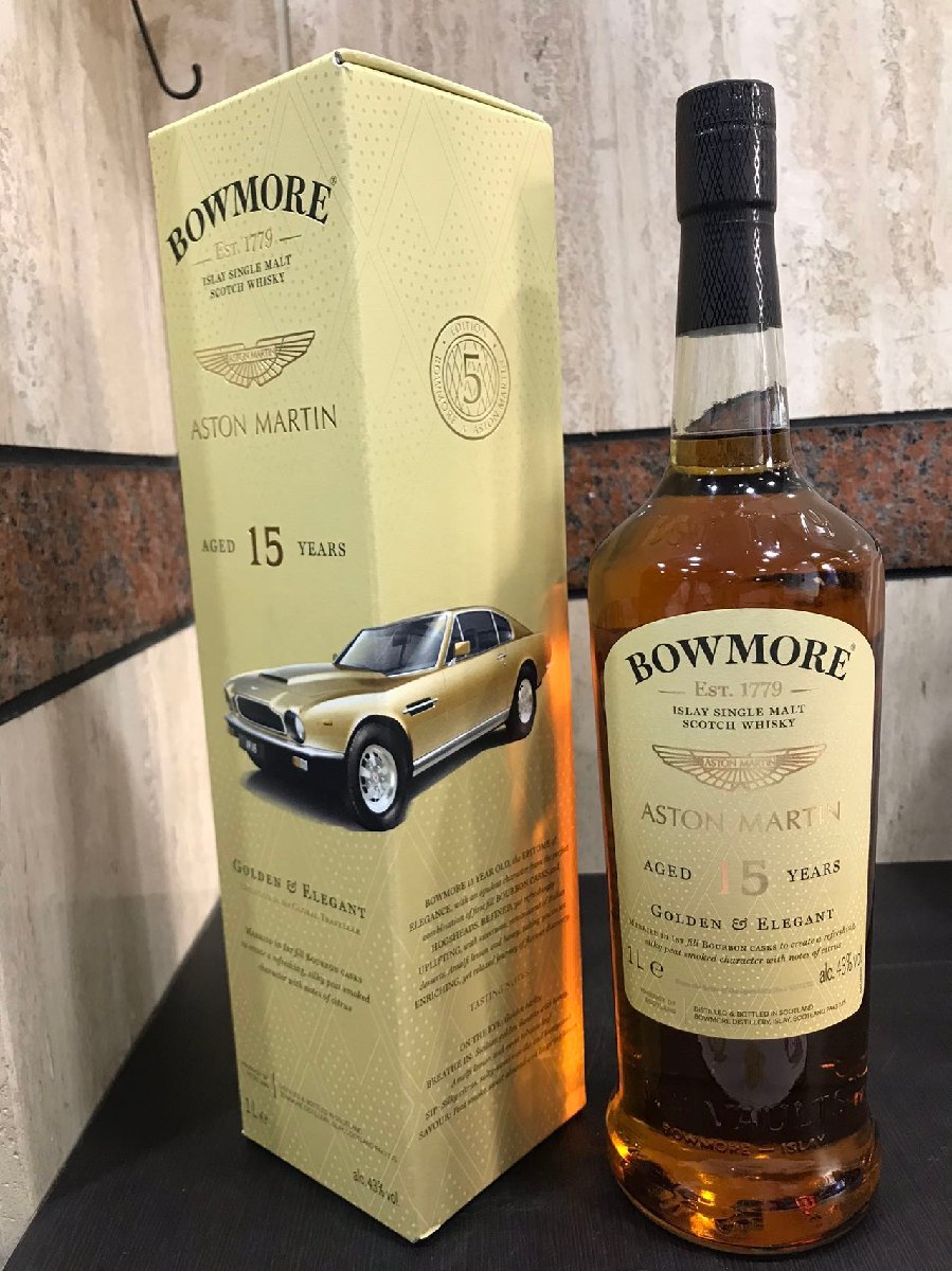 通販日本製 新品 Bowmore ボウモア アストンマーチン 15年 1000ml 限定の通販 by 岩勝's shop｜ラクマ 