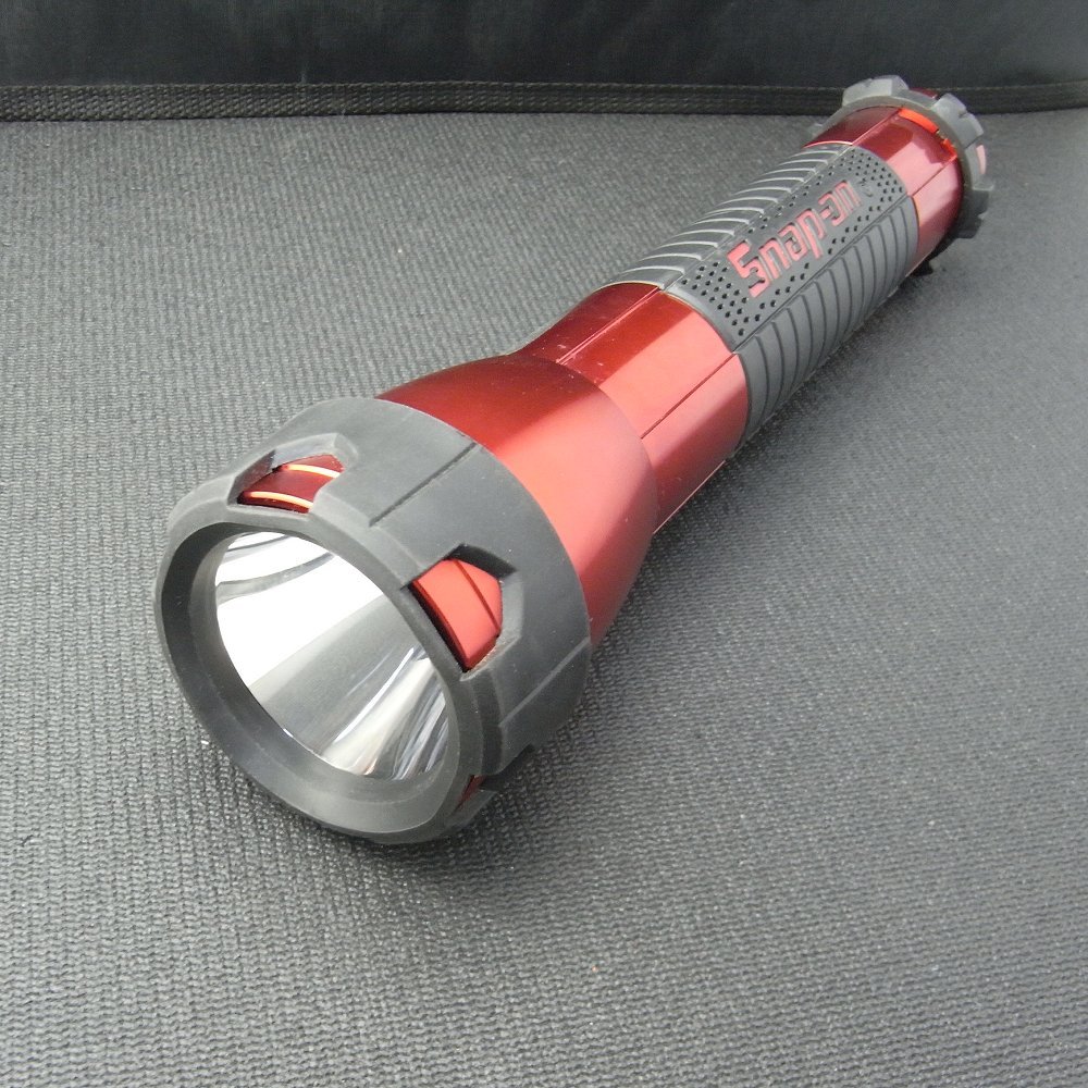 スナップオン SNAP-ON フラッシュライト 懐中電灯 単1電池2本 LED仕様 ハンドライト_画像1