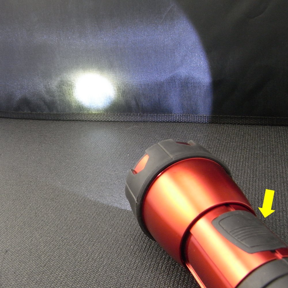 スナップオン SNAP-ON フラッシュライト 懐中電灯 単1電池2本 LED仕様 ハンドライト_画像7