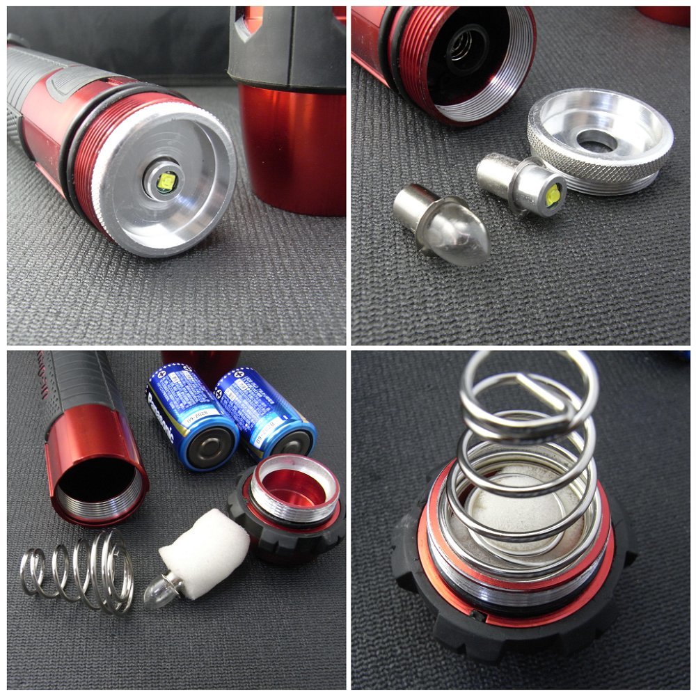 スナップオン SNAP-ON フラッシュライト 懐中電灯 単1電池2本 LED仕様 ハンドライト_画像8
