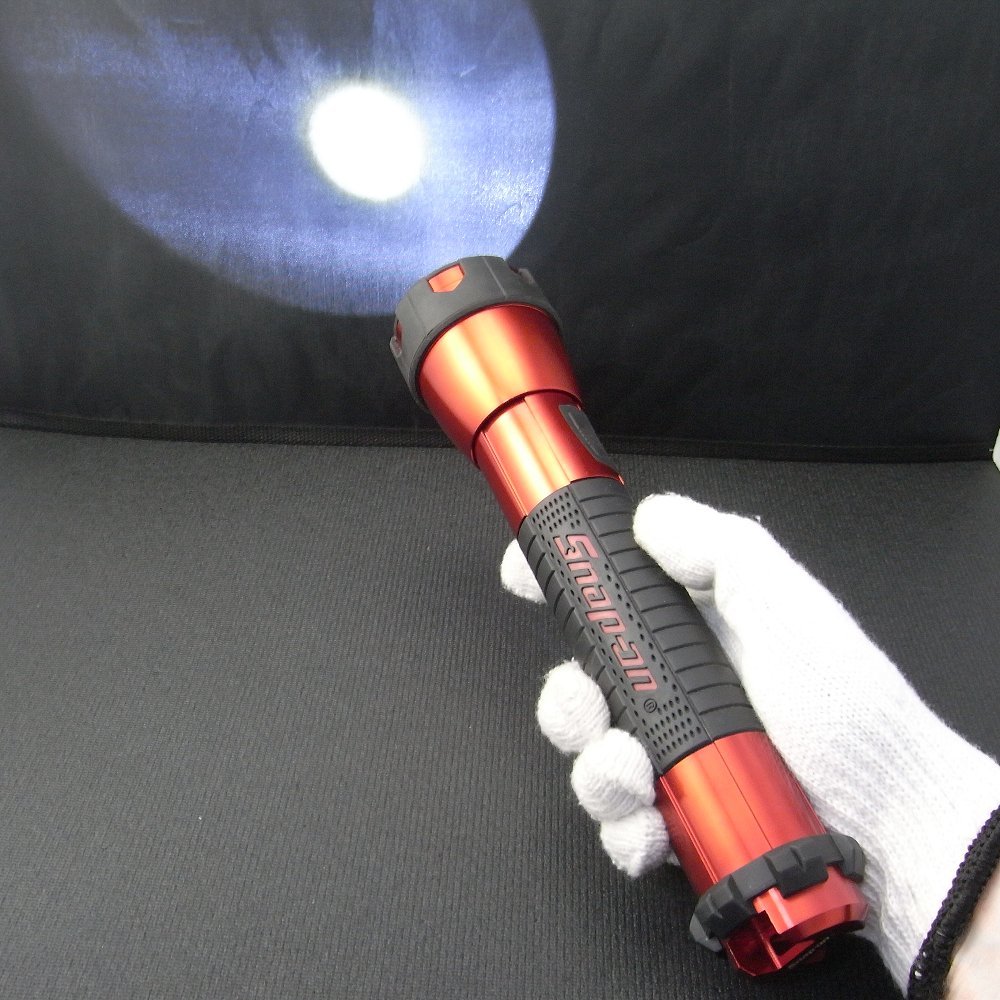 スナップオン SNAP-ON フラッシュライト 懐中電灯 単1電池2本 LED仕様 ハンドライト_画像9