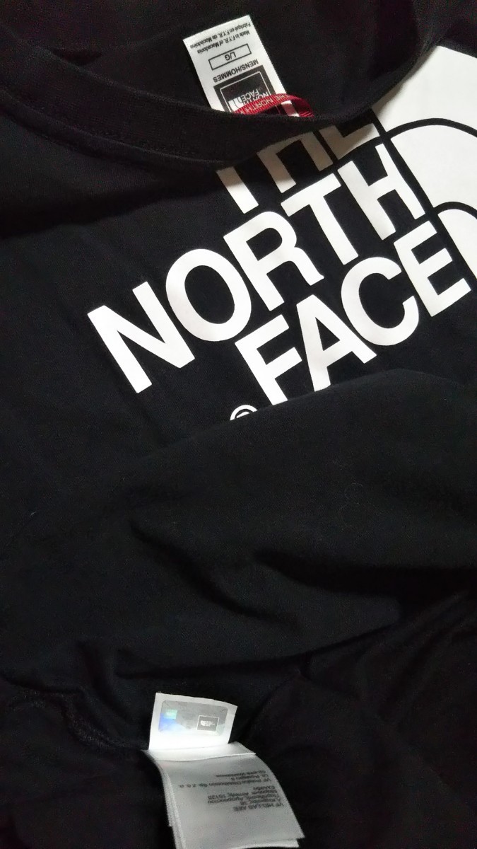 美品 The north face L/S Easy ロンTシャツ(L)  バックロゴ〈ホワイト〉size-L