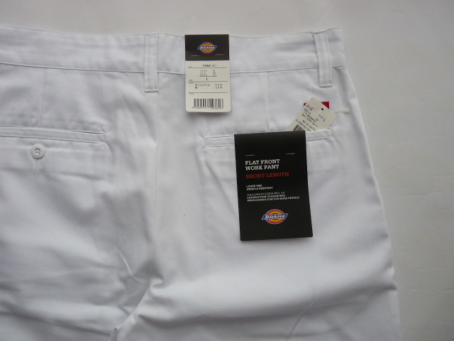 ☆Dickies ディッキーズ FLAT FRONT WORKPANT ホワイト L 未着用新品☆_画像5