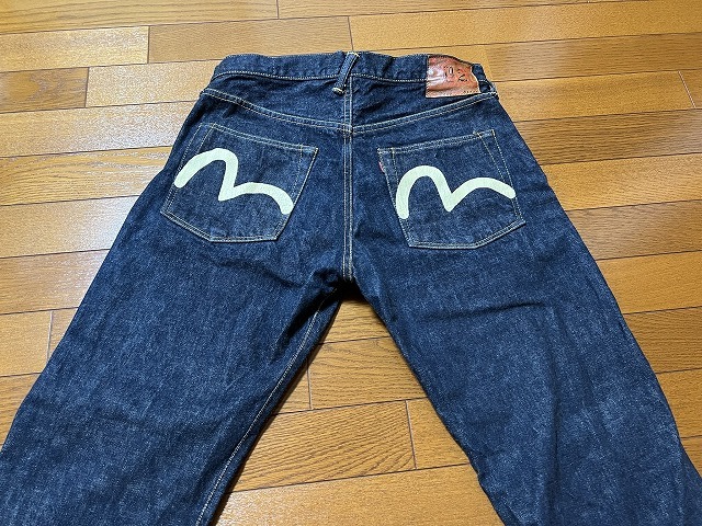 EVISU デニムパンツ ピンク ビッグカモメ 34×35 玄関先迄納品 51.0%OFF