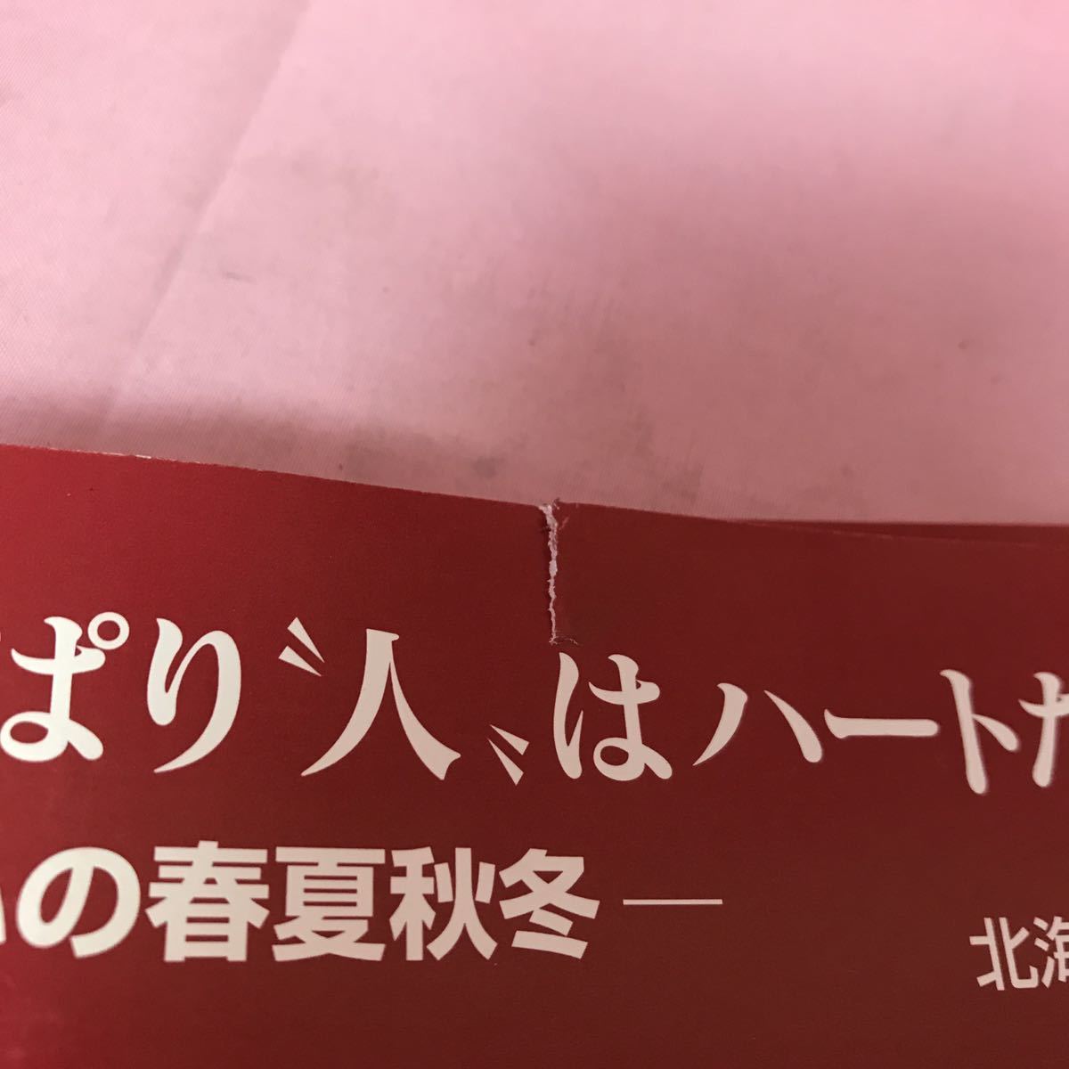 K-068 心の春夏秋冬-北海道ちょっといい話- 初版　2,001年2月23日発行　帯付き　帯破れ、本体水ヨレ有り_画像6