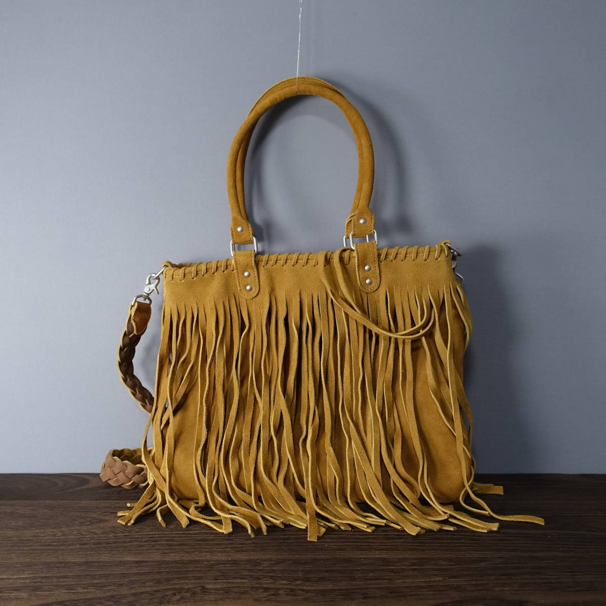 美品 JUNYA WATANABE/ジュンヤワタナベ/日本製/牛革/COMMEdesGARCONS/コムデギャルソン/レザーバッグ/ブラウン