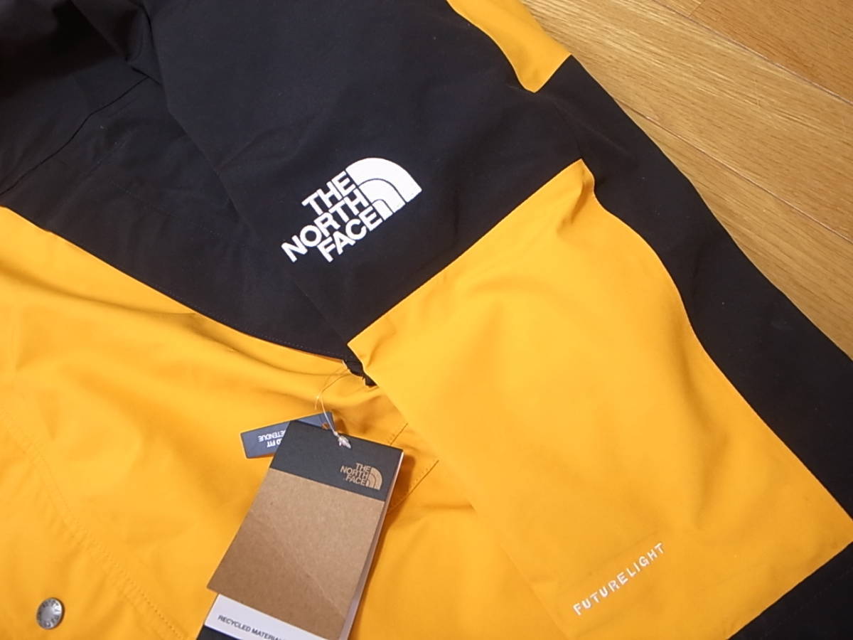 【送料無料 即決】海外限定 THE NORTH FACE 1994 RETRO MOUNTAIN LIGHT FUTURELIGHT JACKET SUMMIT GOLDイエロー M新品94 マウンテンライト_画像4