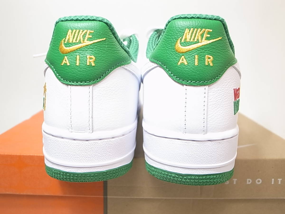 【送料無料 即決】NIKE AIR FORCE 1 LOW RETRO QS WEST INDIES 28cm US10新品 ウエストインディーズ復刻エアフォース1限定DX1156-100 白x緑