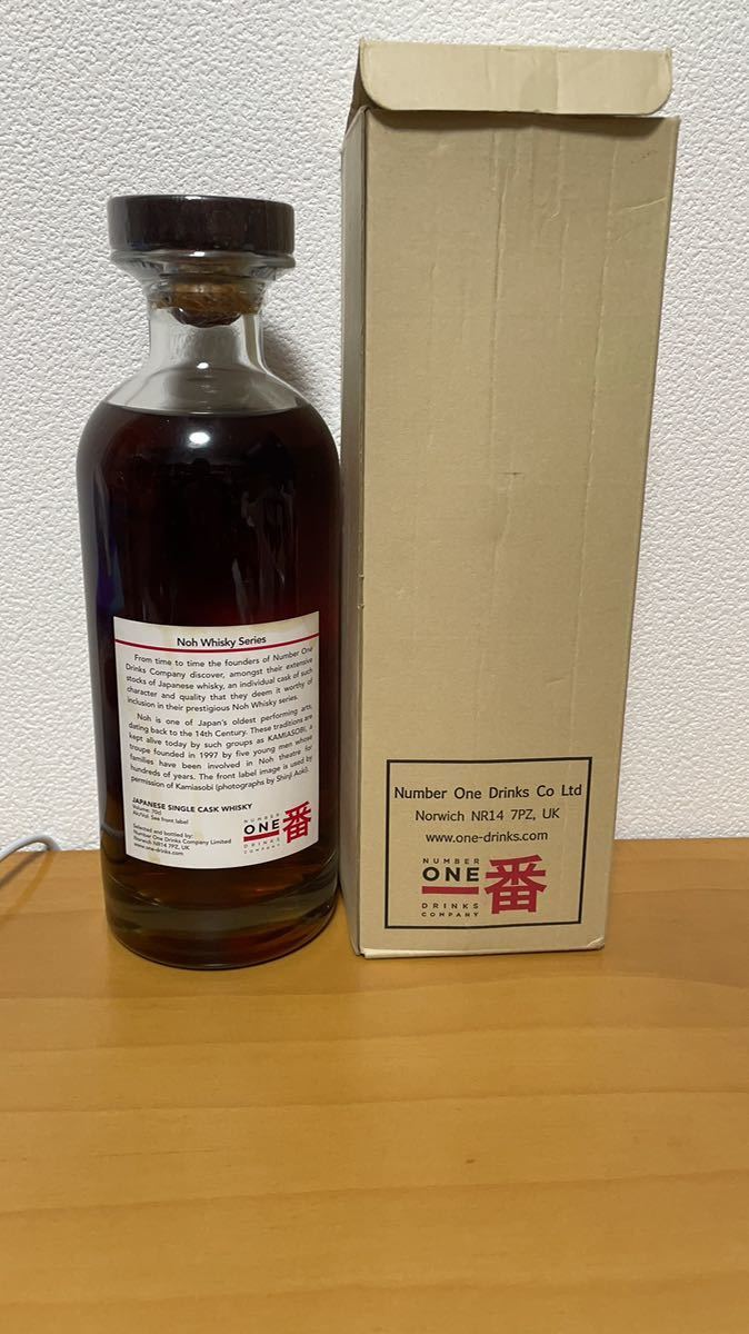 軽井沢 箱付き 能　28年　Japanese Single Cask Whisky _画像2