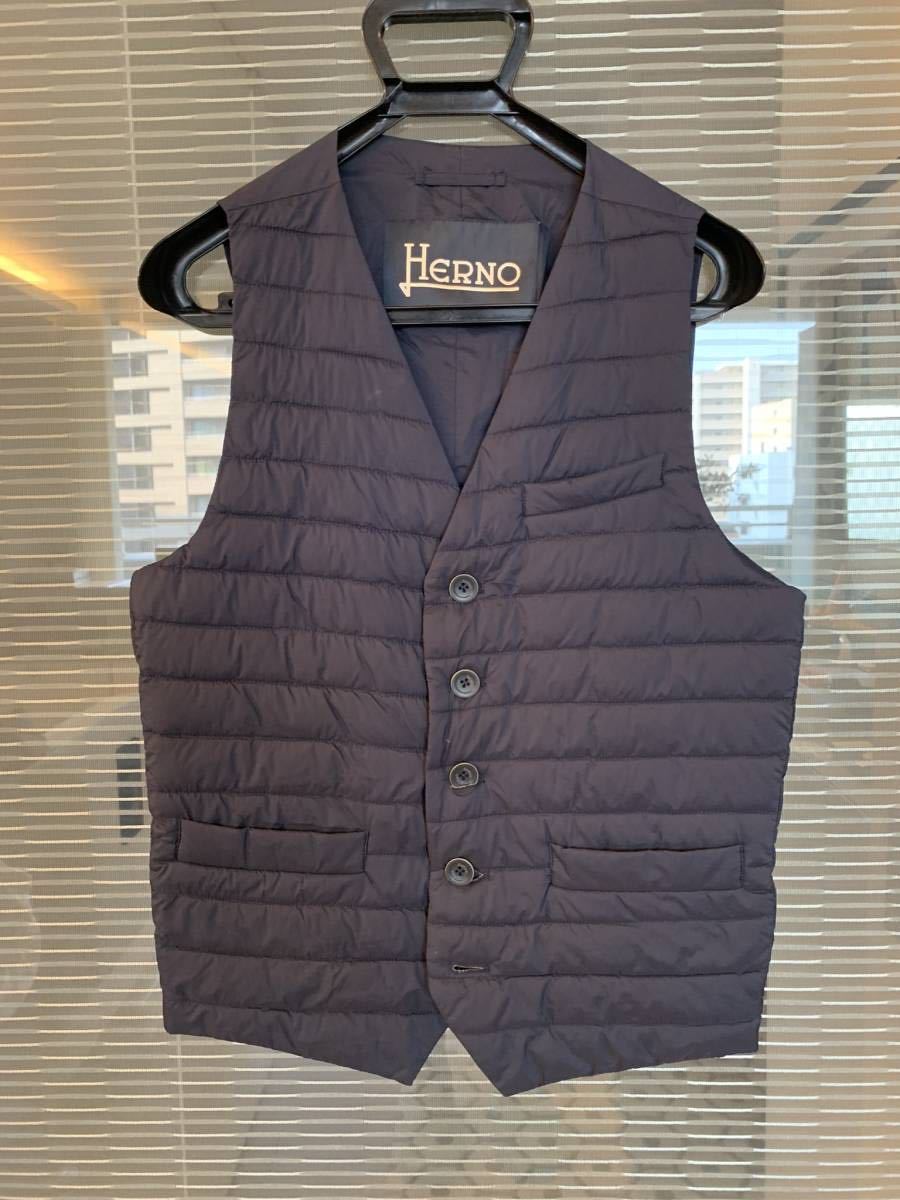 HERNO / ナイロン シングル ダウンジレ 48 - coastalcareeracademy.com