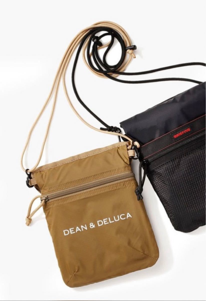 DEAN & DELUCA × BRIEFINGサコッシュトートバッグ コヨーテ-