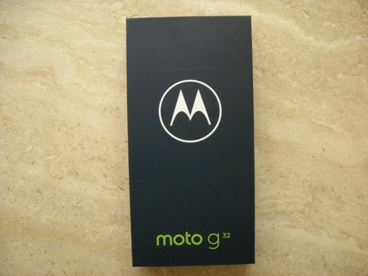 新品未開封 motorola moto g32 ミネラルグレイ SIMフリー 一括払い