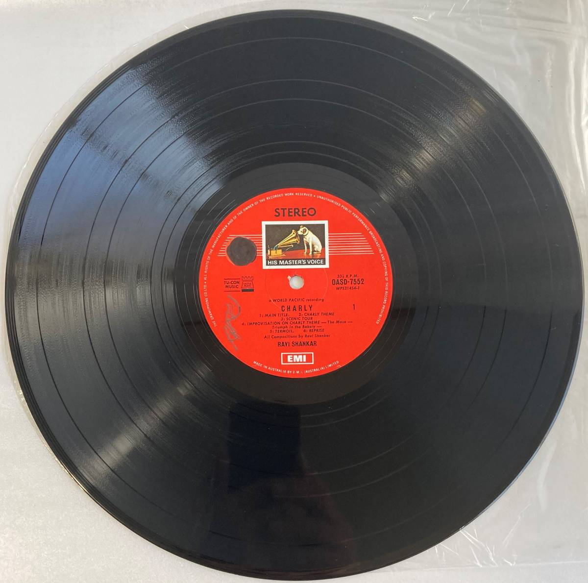 まごころを君に (1968) ラヴィ・シャンカール 豪盤LP EMI OASD 7552 STEREO_画像3