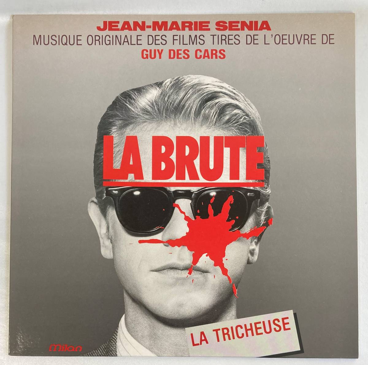 La Brute （1987）、La Tricheuse （1987）jジャン・マリー・セニア　仏盤LP Milan A 325_画像1