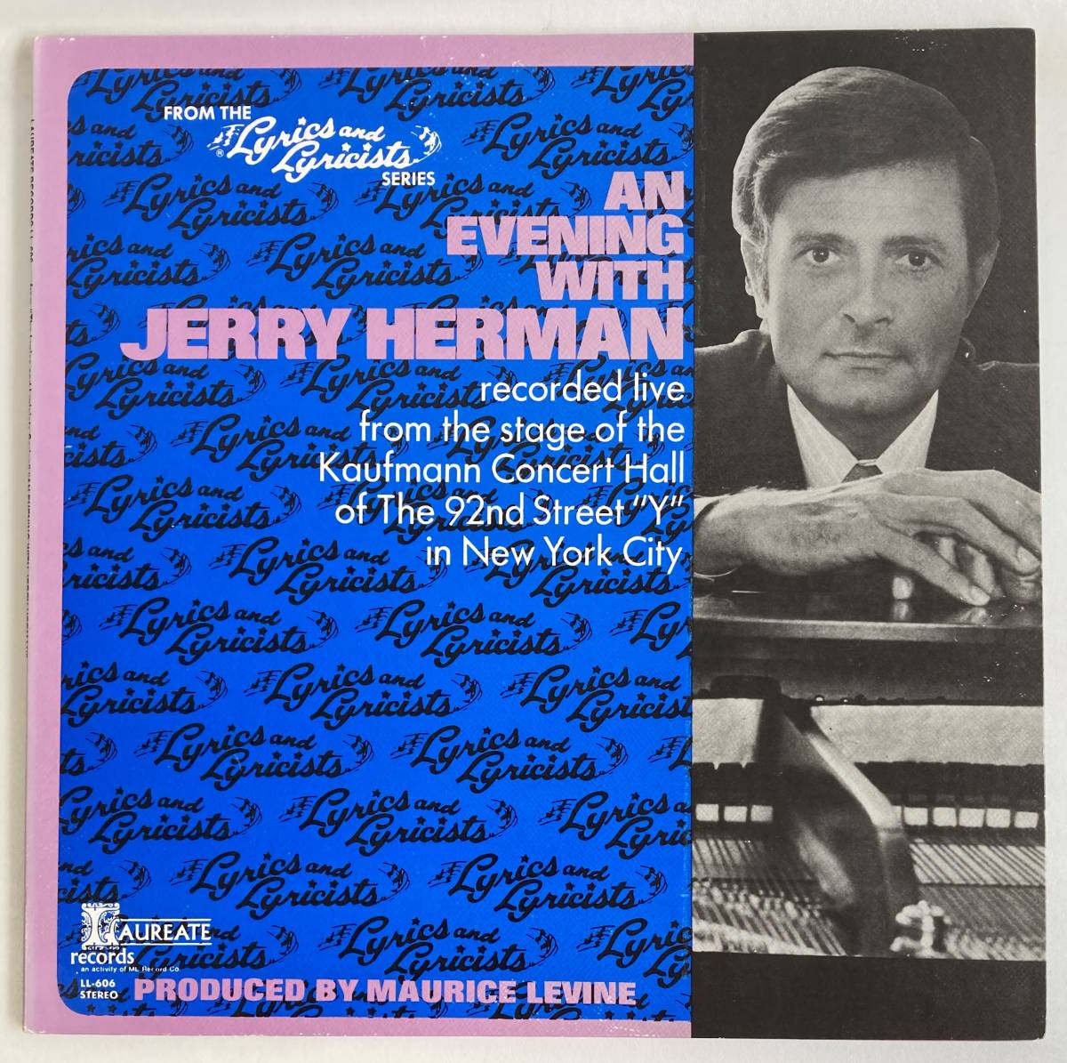 An Evening with Jerry Herman / рис запись LP Laureate LL-606 STEREO видеть открытие 