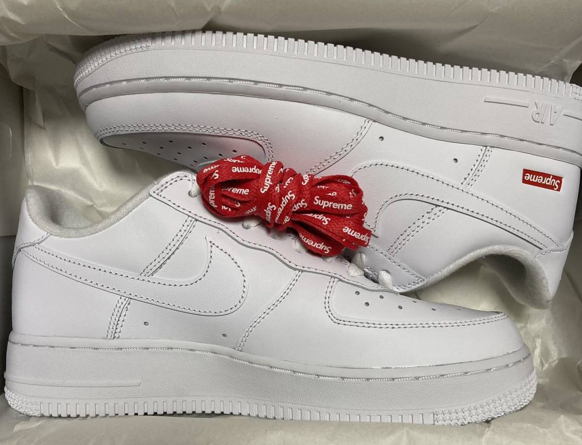 新品 US7 25cm Supreme/Nike Air Force 1 Low 白 ホワイト white