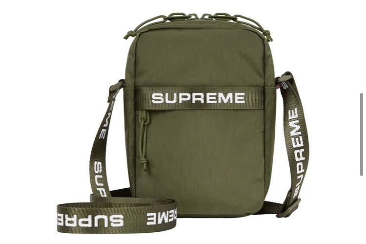 送料無料 新品 Supreme Shoulder Bag Olive オリーブ 緑 シュプリーム ショルダーバッグ 22AW FW