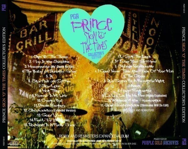 [8CD+DVD] PRINCE / SIGN 'O' THE TIMES : COLLECTOR'S PGA 新品輸入プレス盤_画像4