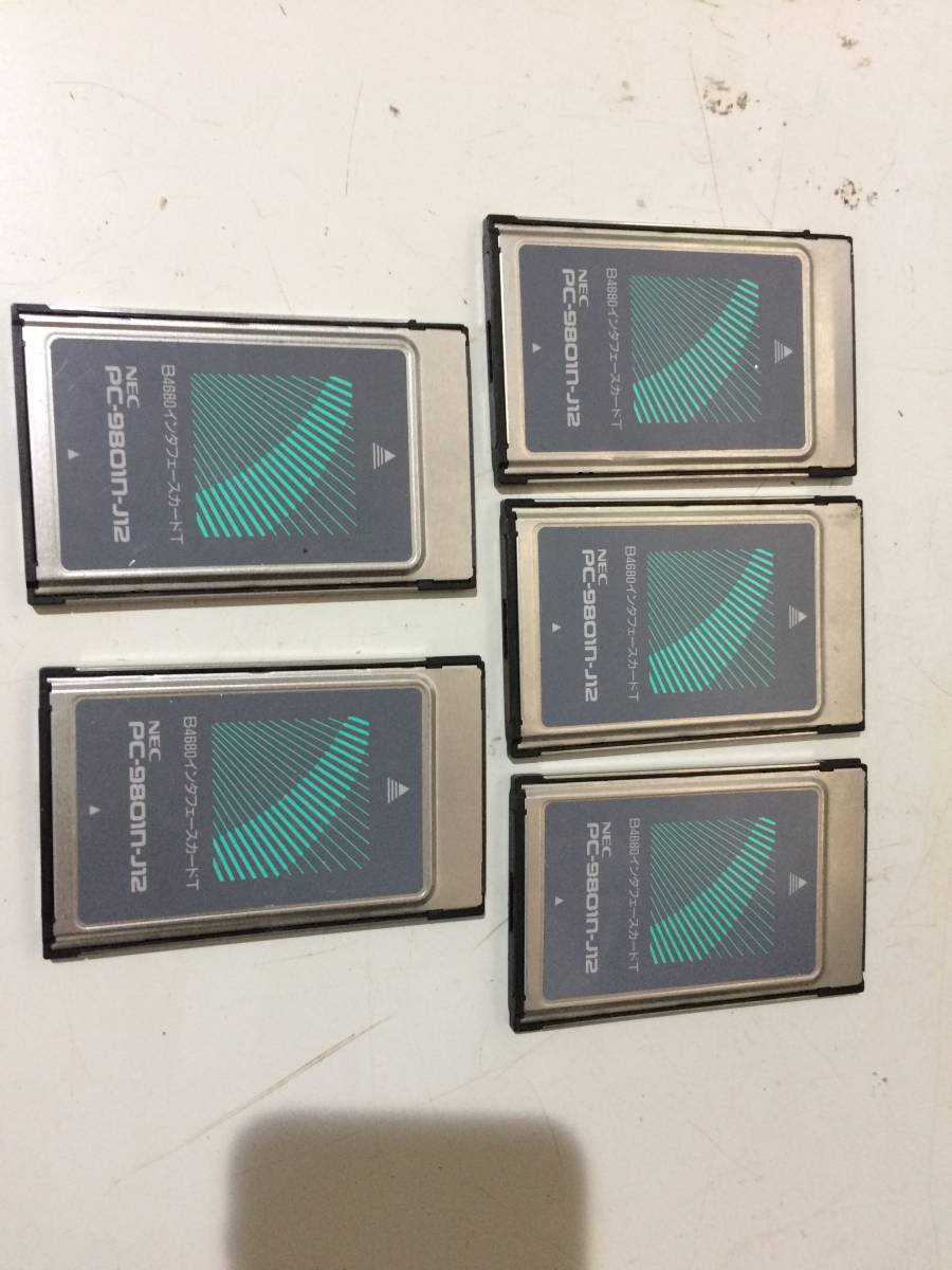  secondhand goods NEC PC-9801N-J12 B4680 inter face card T 5 piece PC card slot for (Type-2) present condition goods 