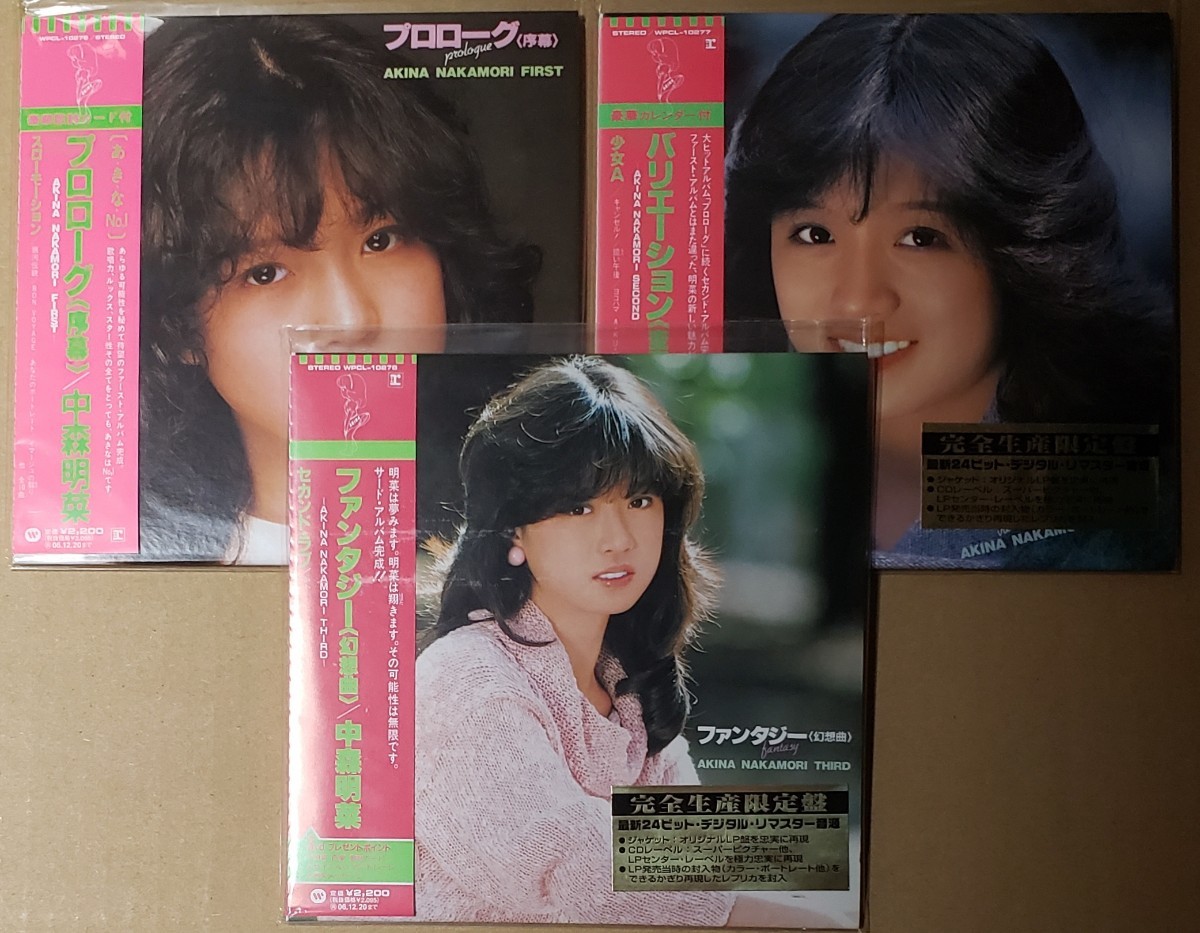 中森明菜さんの「AKINA´S MORNING 8cmCD」-