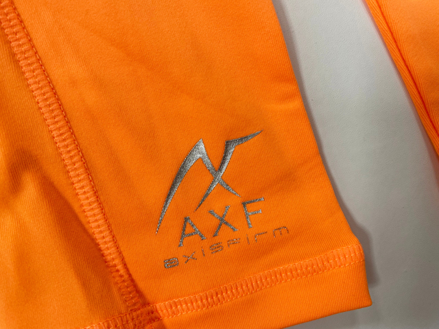 AXF/アクセフレディース クルーネック長袖Tシャツ定価14080円オレンジ S バランス向上リカバリーイフミックバランスコンディショナー217308_画像2
