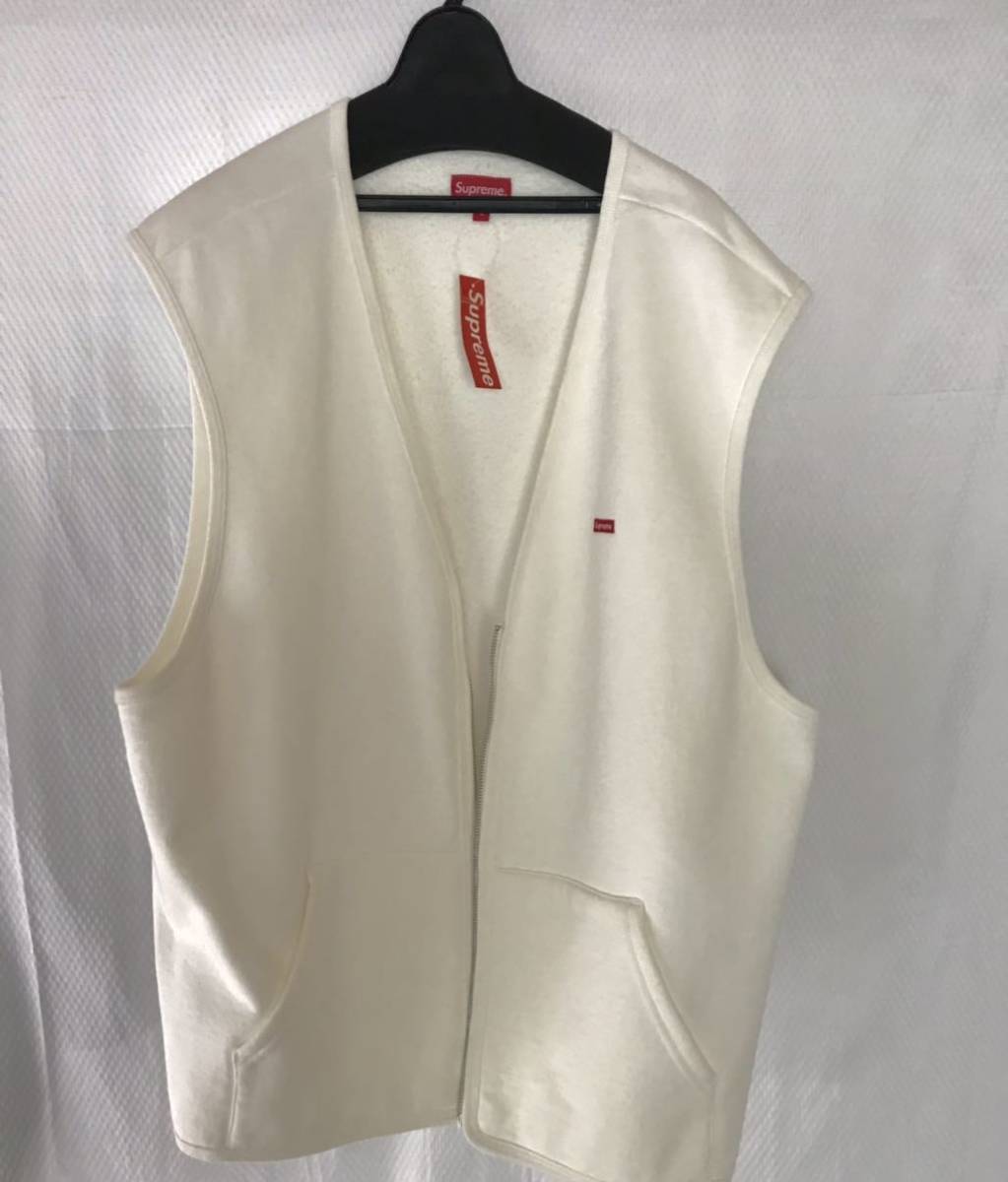 ☆新品未使用☆sizeL☆Supreme Zip Up Sweat Vest Chocolate Chip