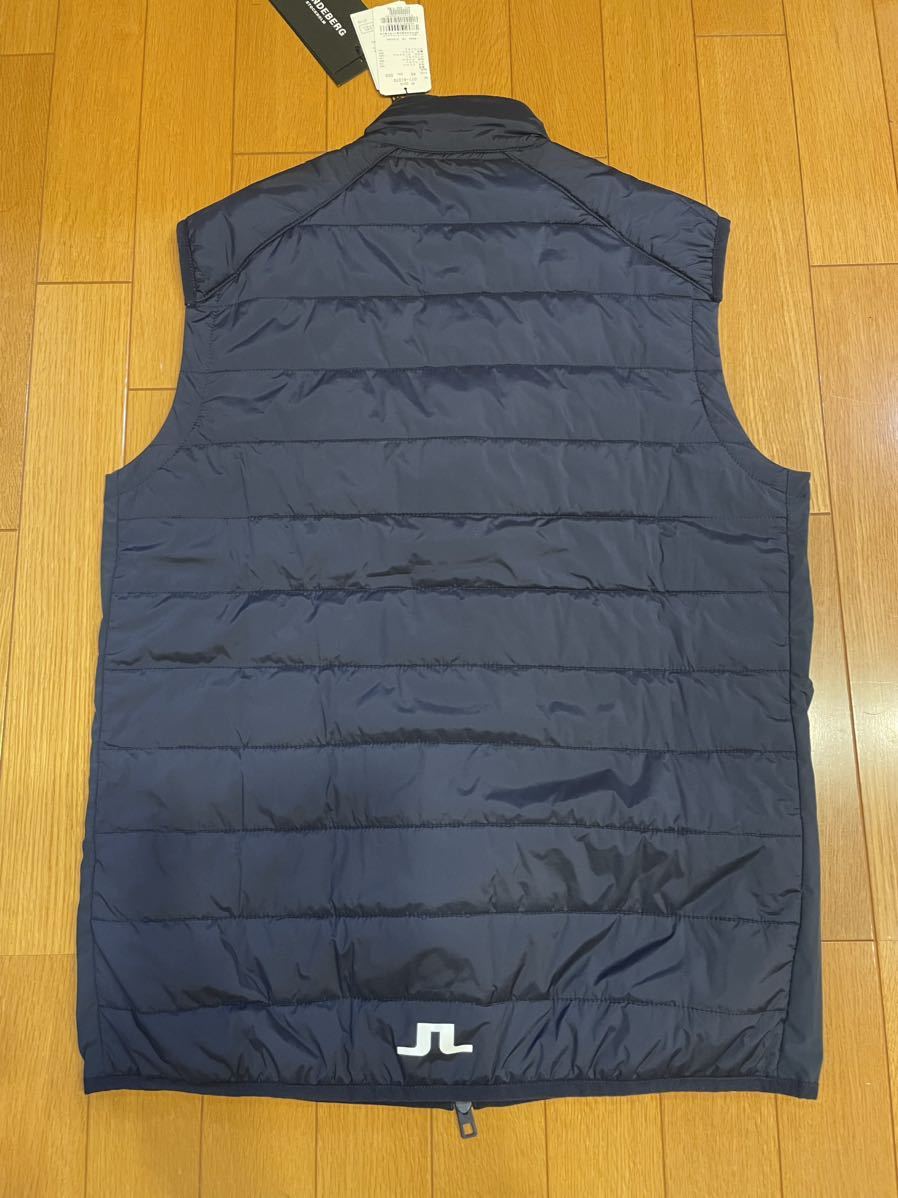 ★J.LINDEBERG リンドバーグ Winter Hybrid Vest L フルジップベスト ネイビー 紺 ★_画像2