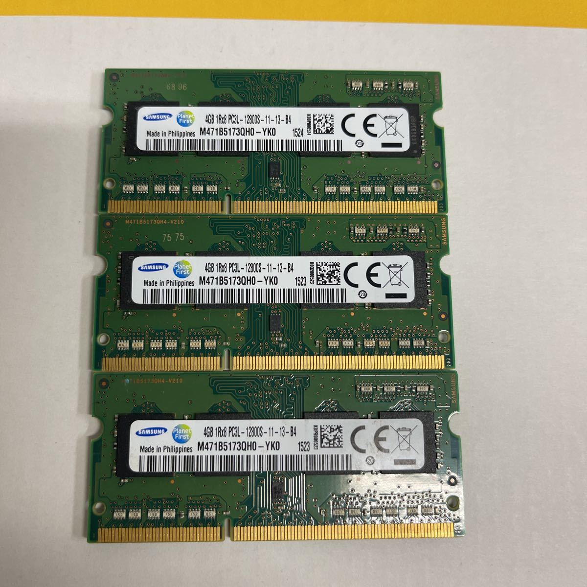 4GB ノートPCメモリ PC3-12800S