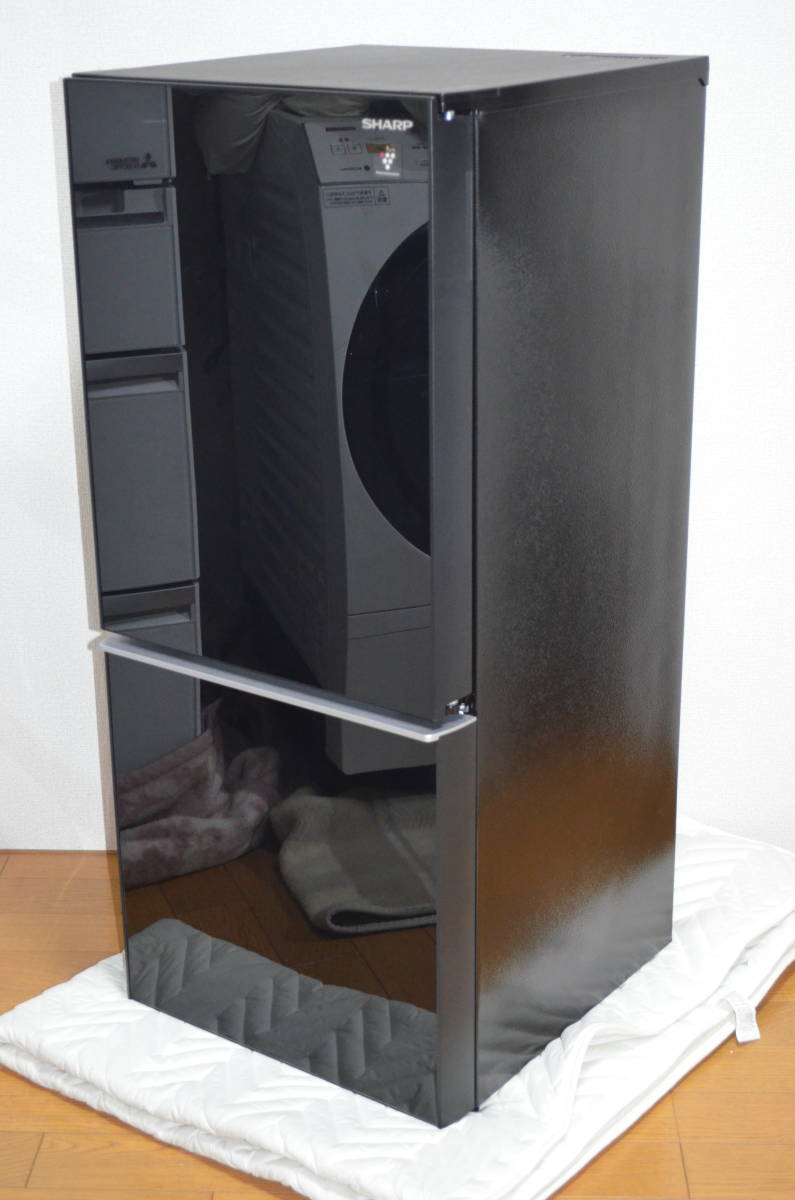 S214)☆美品☆ SHARP シャープ 2ドア冷凍冷蔵庫 SJ-GD14F-B 2020年製