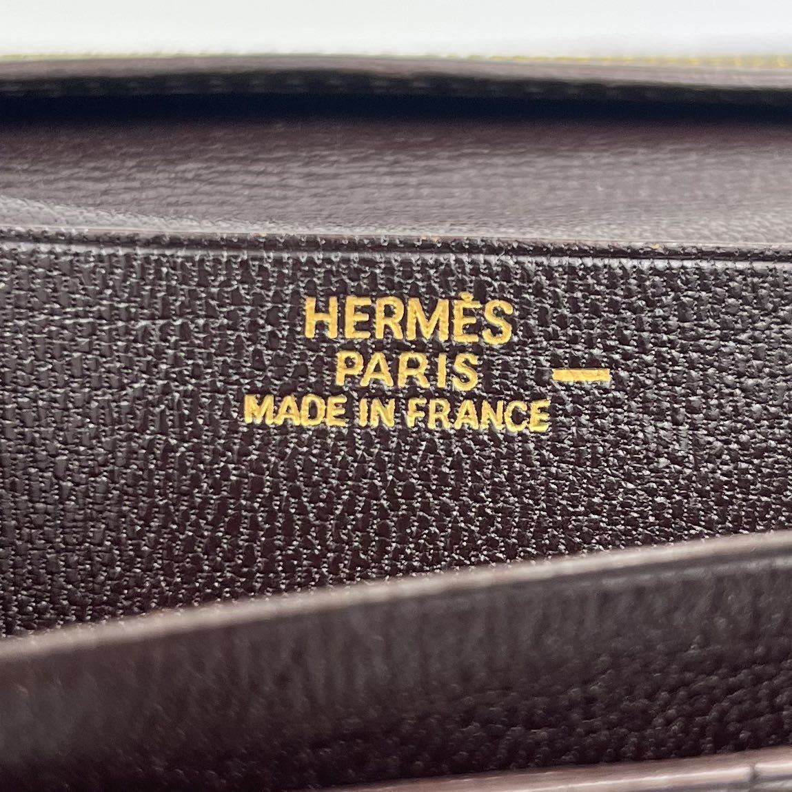 1円 【大人気・美品】HERMES エルメス リザード ベアン 長財布 二