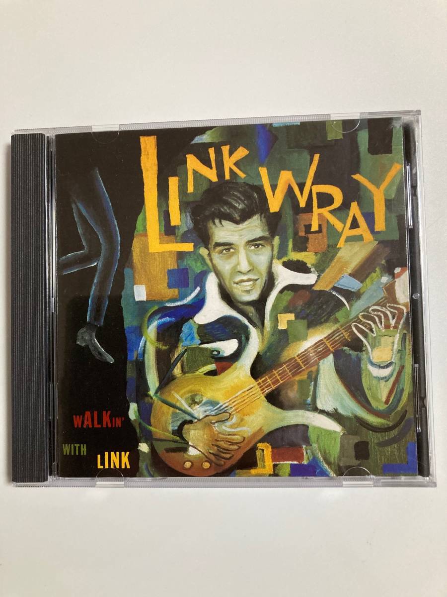 【ロック/ロックンロール】リンク・レイ（LINK WRAY & THE WRAYMEN) 「WALKIN’ WITH LINK」(レア)中古CD、USオリジナル初盤、RO-45_画像1