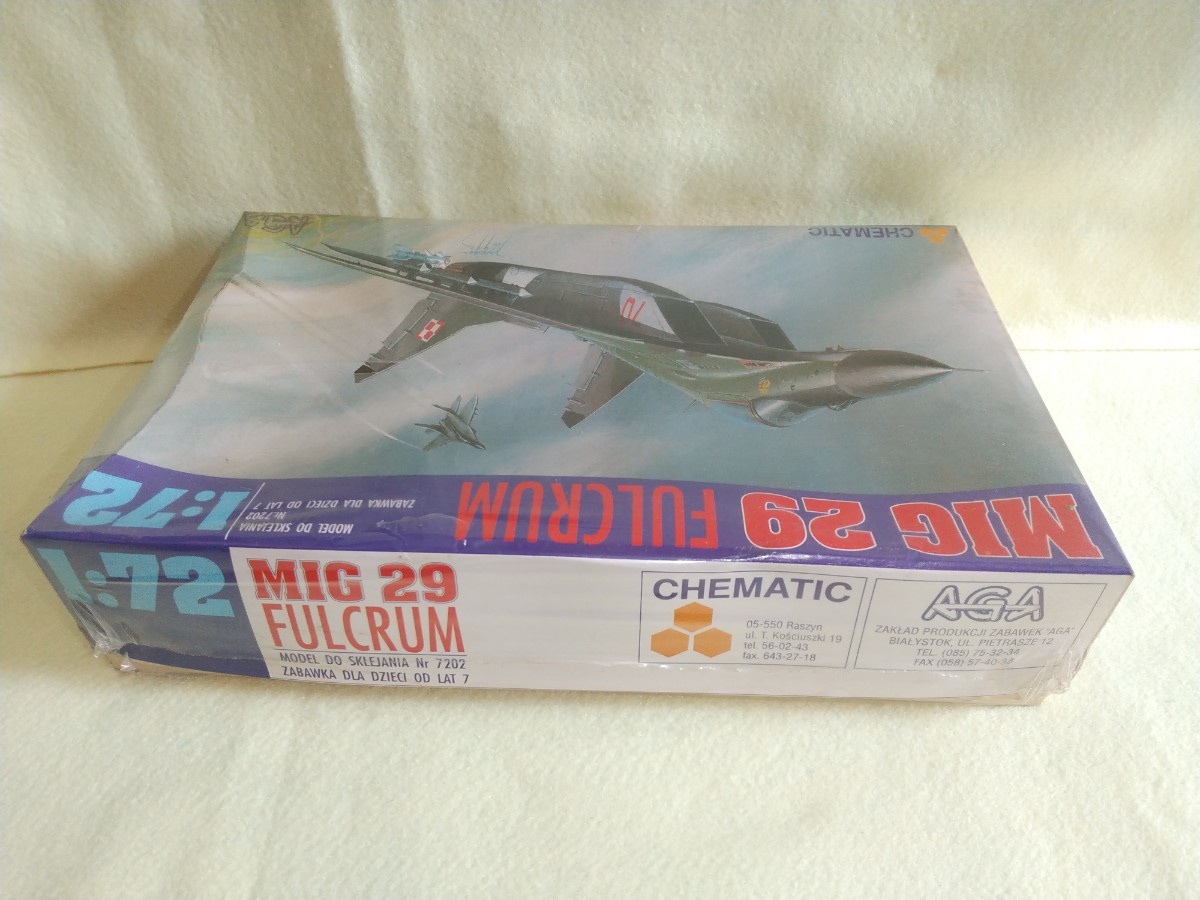 ◇1/72　MIG29　FULCRUM　フルクラム　ファルクラム　AGA　CHEMATIC　ロシア　ソ連　ミグ　ラーストチカ