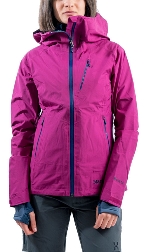Marmot レディース ゴアテックス ジャケット ナイフエッジ Sサイズ 女性用 Gore-tex 雨具 合羽 レインジャケット トレッキング 登山