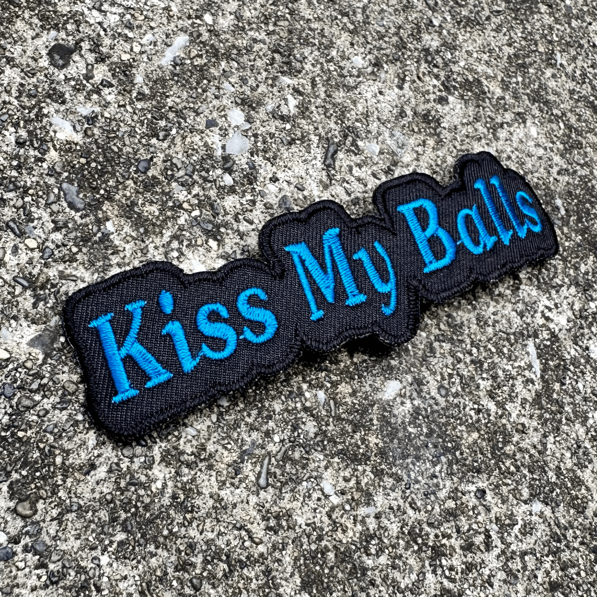 激レア ビンテージ Kiss My Balls エロ ワッペン ハーレー パン ナックル FXR ダイナ クラブ系 バイカー アウトロー ベスト MC デニム 金玉