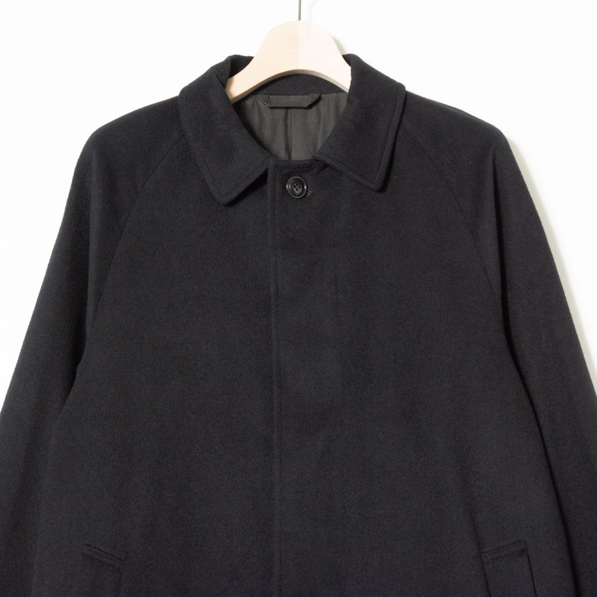nest Robe CONFECT ネストローブ ウールカシミヤ ステンカラーコート 3 ブラック 黒 メンズ 軽量 防寒 3i10c106