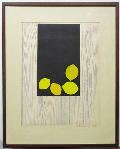Yahoo!オークション - 船坂芳助『Lemon』木版画 ed.6/11. 鉛筆 Yahoo!オークション - 船坂芳助『Lemon』木版画 ed.6/11. 鉛筆