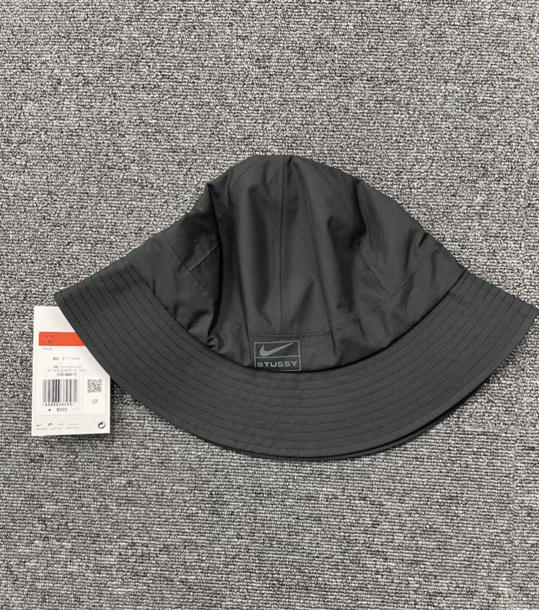 ヤフオク! - STUSSY & NIKE NRG BUCKET HAT BLACK L/XLサイズ