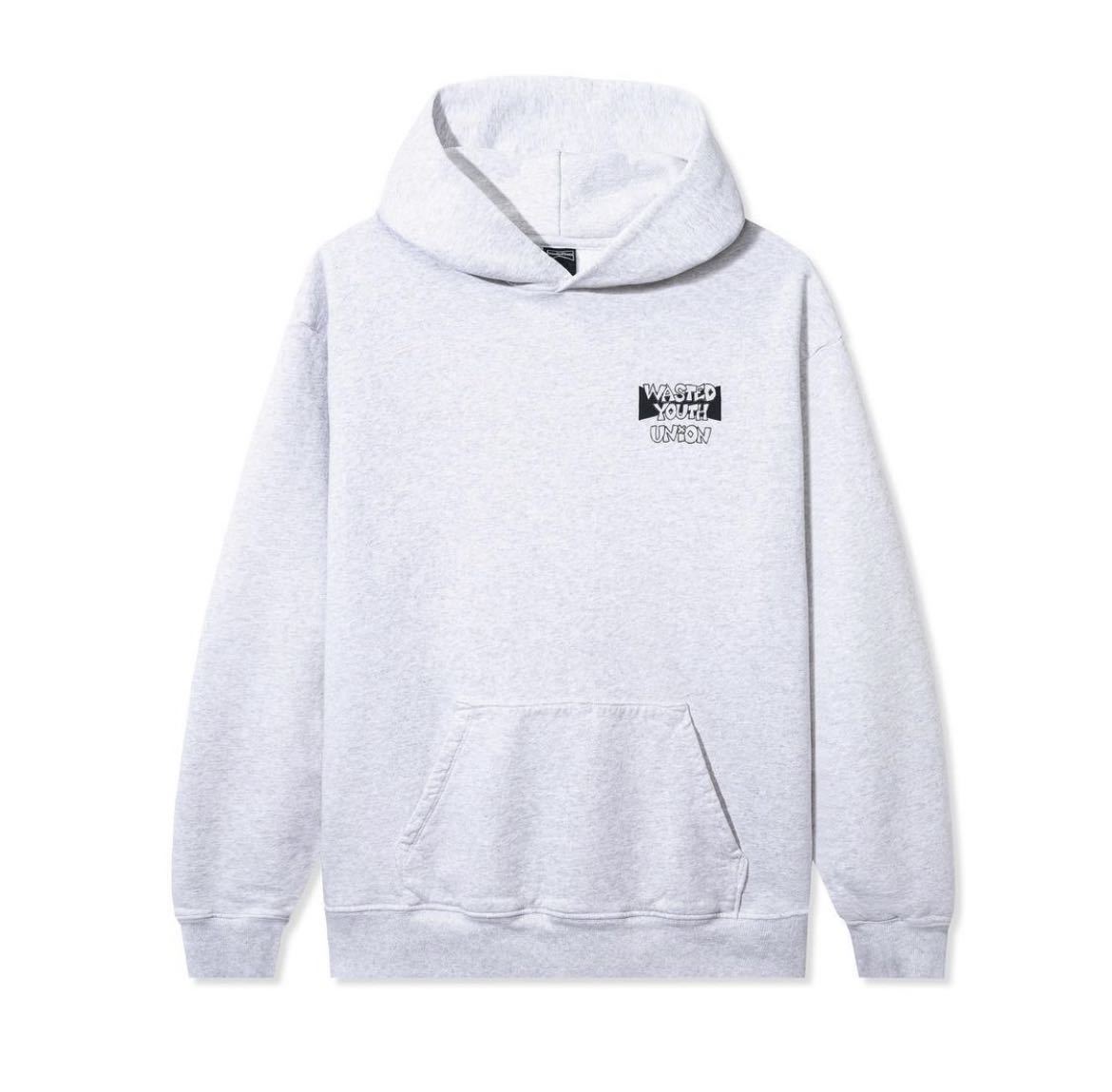 UNION OSAKA Wasted Youth Hoodie Gray Mサイズ ユニオン 大阪 ウェイ