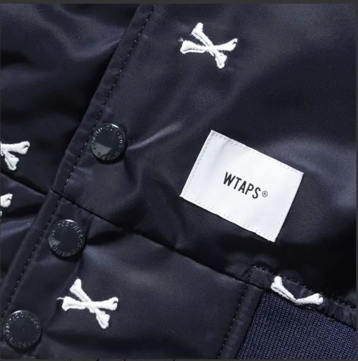 WTAPS SS TEAM JACKET BLACK Lサイズ ダブルタップス チーム