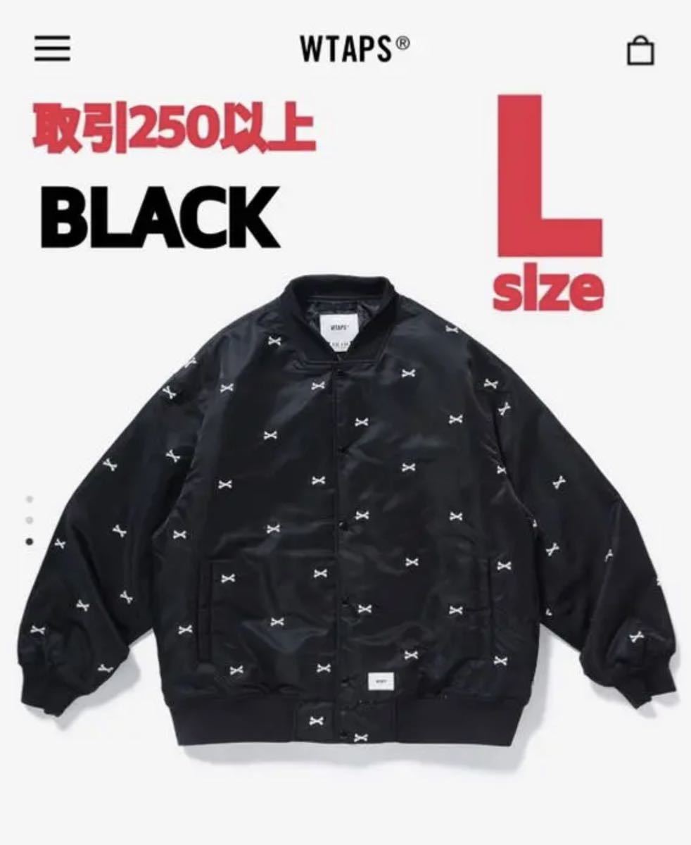 WTAPS 2022SS TEAM JACKET BLACK Lサイズ ダブルタップス チーム 