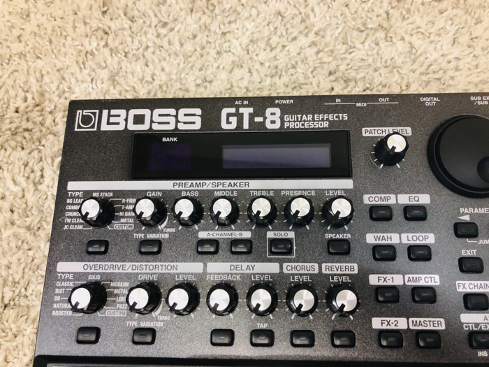 BOSS GT-8 / ボス ギター マルチエフェクター【ケース付き】♪YD