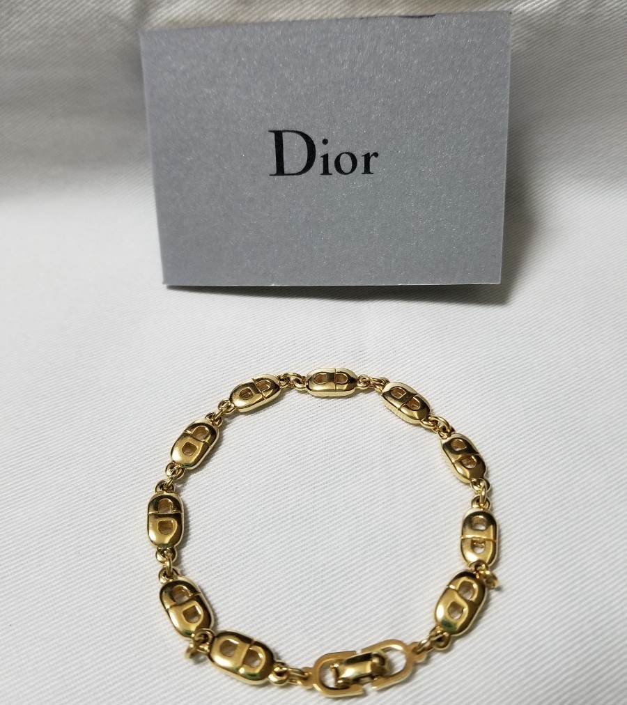 Christian Dior ディオール ロゴ ブレスレット 正規品 クリスチャン