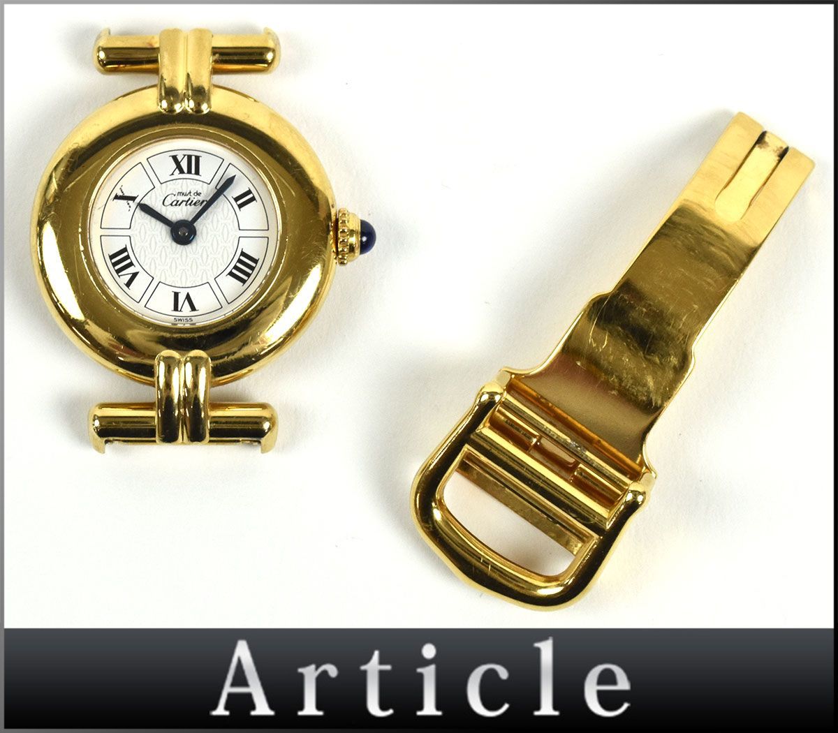 □ Cartier カルティエ マストコリゼ ヴェルメイユ ギャランティ付