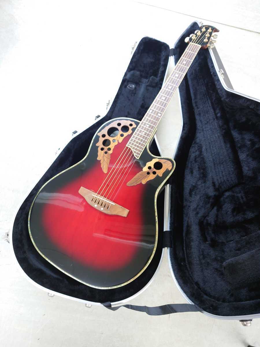 オベーションOvation Celebrity CC44 エレアコ ケース付き Yahoo!オークション - Ovation Celebrity CC-44 ハードケース付き