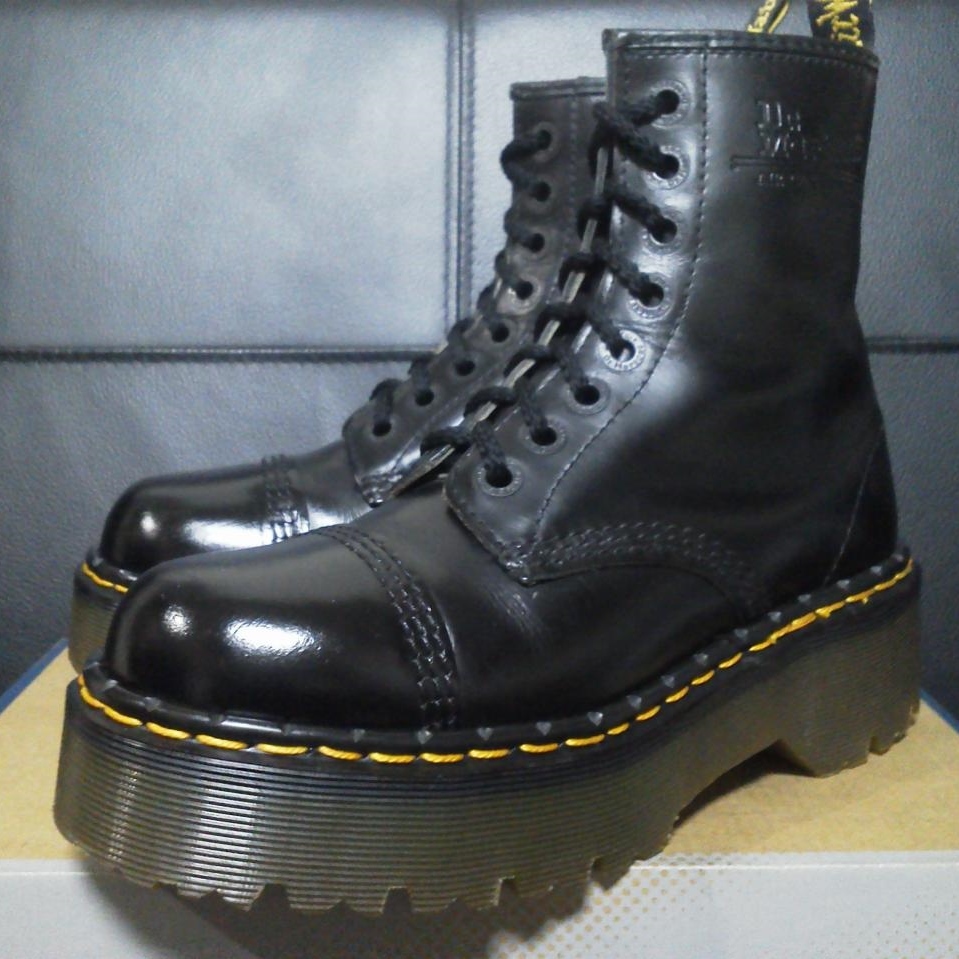 Dr.Martens 英国製 クレイジーボム UK5 厚底 8ホール   通販